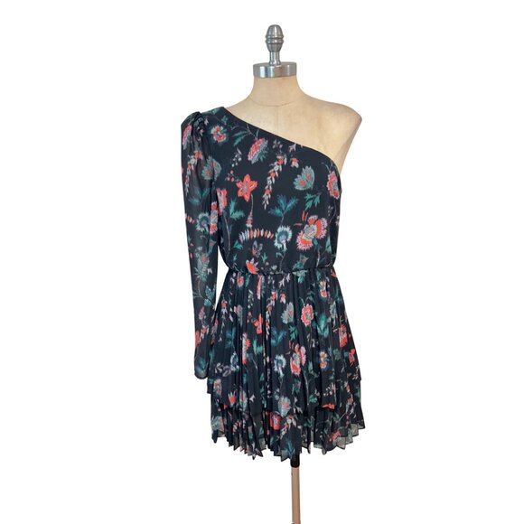 Derek Lam 10 Crosby Floral One shoulder Dress $450 Small - Picture 3 of 7